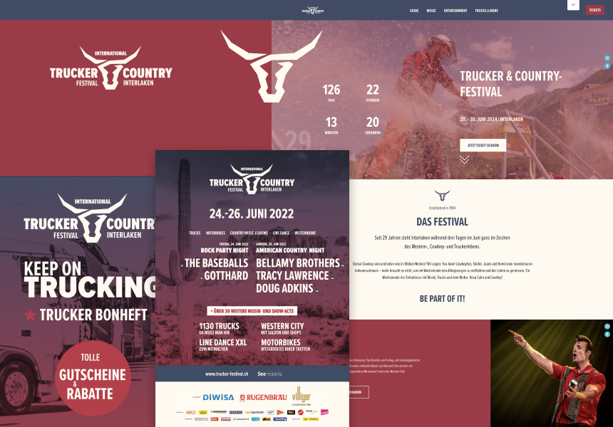 Projekt Event Trucker und Country Festival